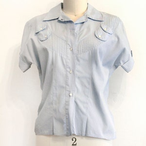 Light Blue Vintage Blouse