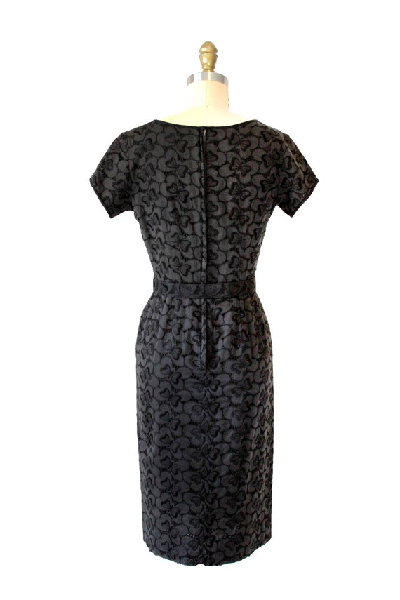 Black Vintage Eyelet Dress - image 4