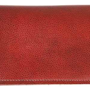 Red Vintage Animal Skin Wallet