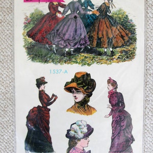 Meyercord Decals with Victorian Fashion Ladies image 1