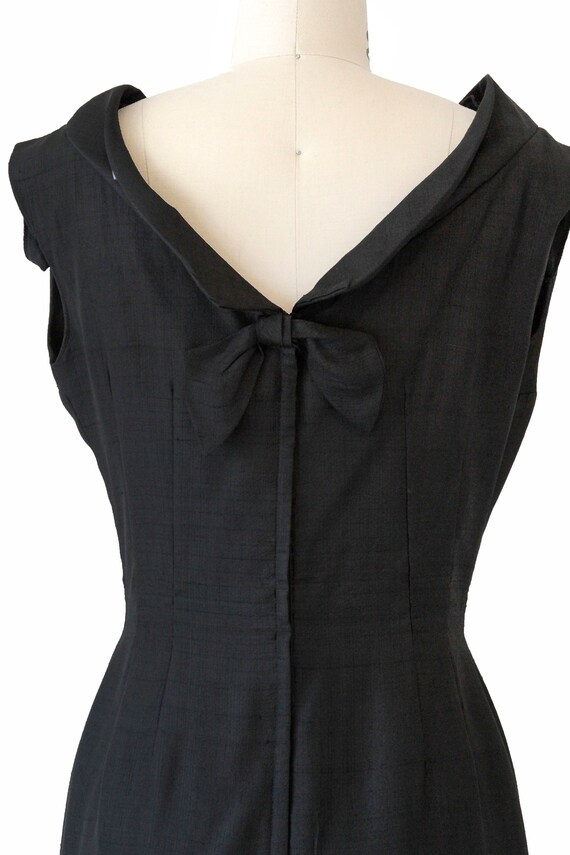 Black Vintage Cocktail Dress - image 4