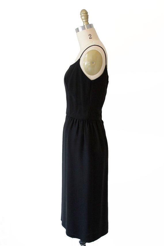 Black Vintage Cocktail Dress - image 2