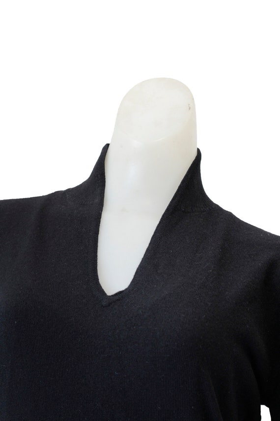 Pringle of Scotland Black Vintage Cashmere Sweater - image 4