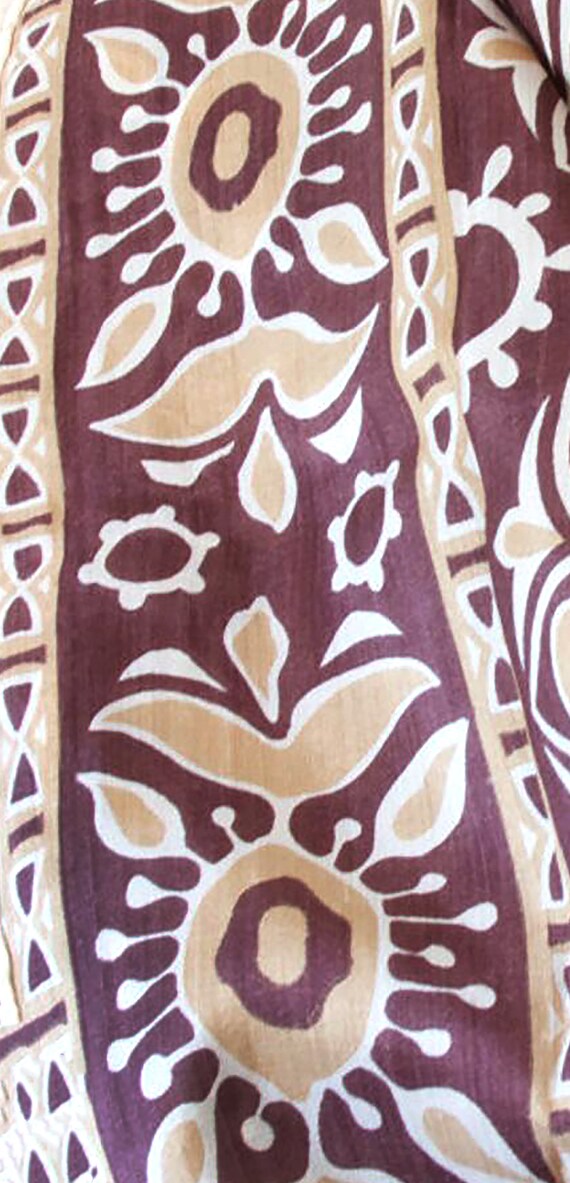 Flower Hippy Boho Graphic Patterned Scarf - image 2