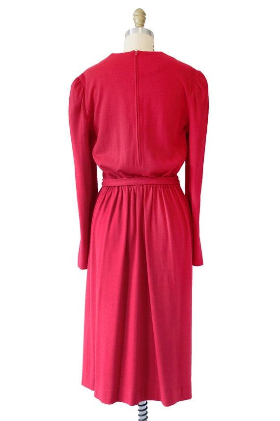 Vintage R & K Red Dress - image 3