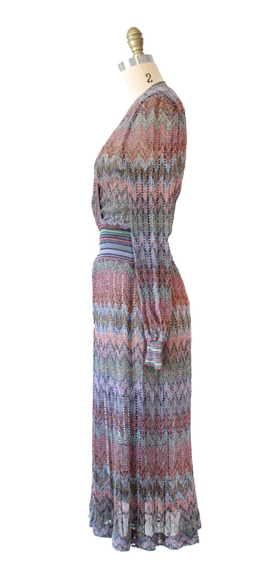 multi coloured knit dress Le Superbe Multi-Color Prismatic Ribbed Sweater Dress, XS