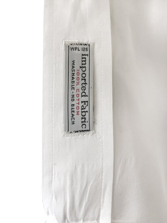 Christian Dior White Tuxedo Shirt - image 6