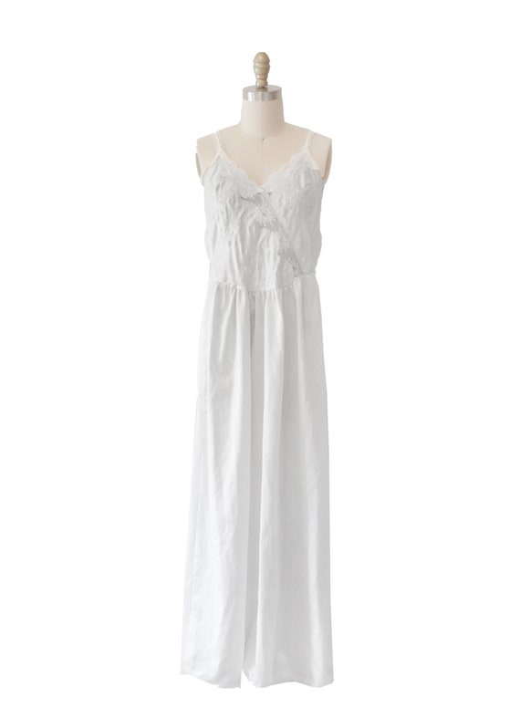 Vintage Miss Dior Ivory White Long Slip