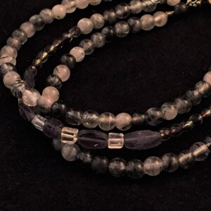 Gemstone bracelet, three strand bracelet, triple strand bracelet, multistrand bracelet, topaz bracelet, semiprecious stone bracelet,