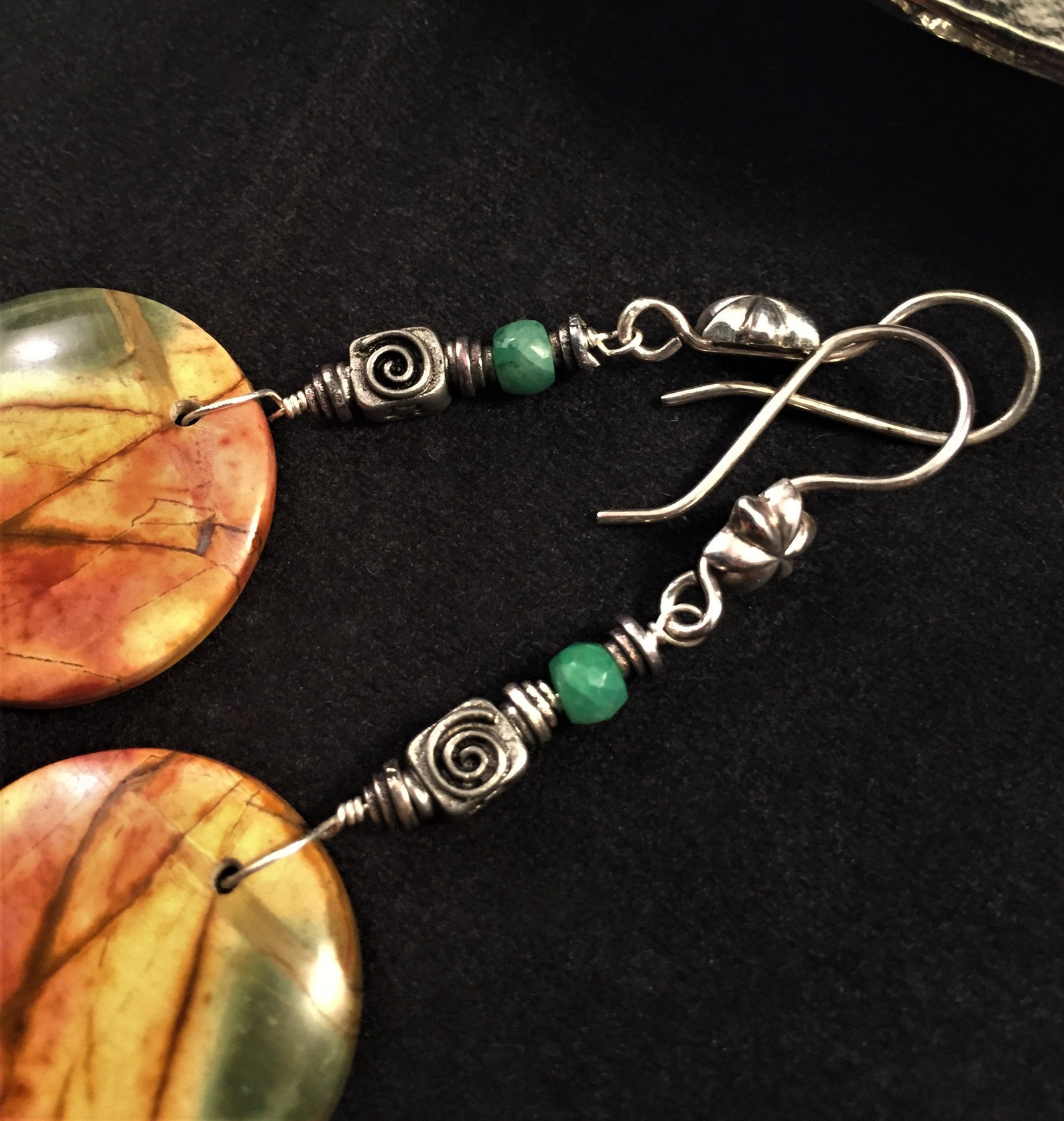 Brazilian Jasper Agate Earrings main image 1
