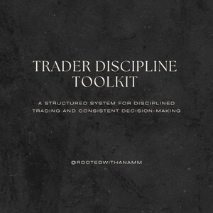 Trader Discipline Toolkit - Forex Trading Journal Template, Risk Management Checklist, Trading Review System, Digital Download