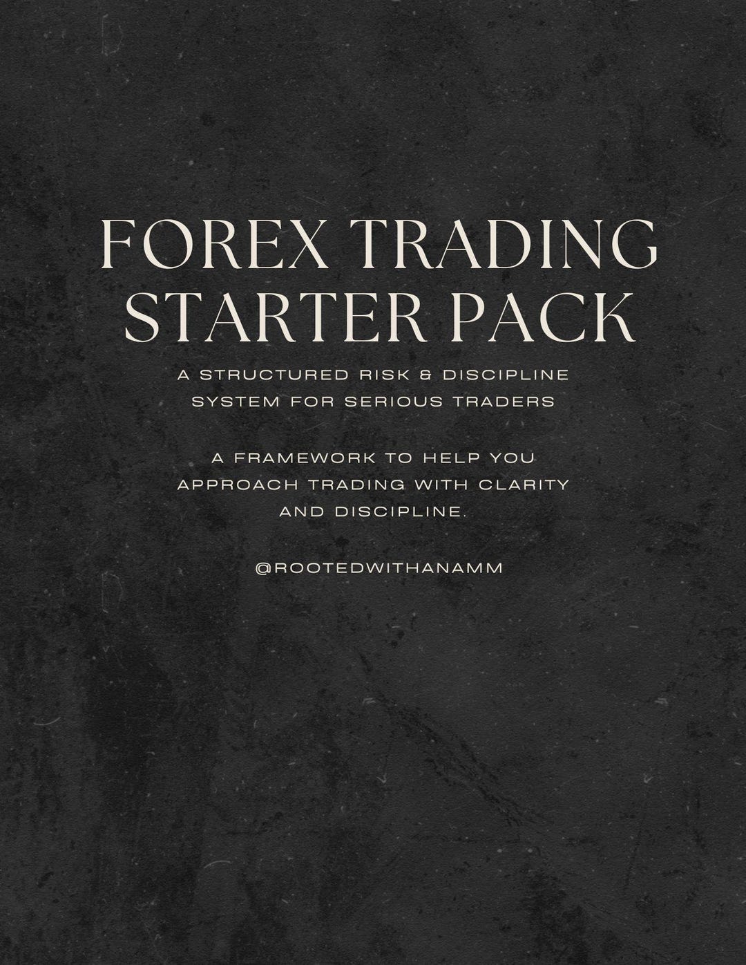 Forex Trader Starter Pack - Risk Management Template, Trading Journal ...
