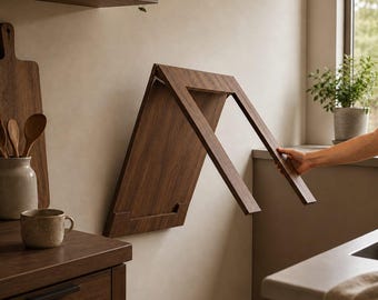 An der Wand befestigter Klapptisch, platzsparender Schreibtisch, Murphy-Tisch, faltbare Küche, Esstisch, kleine Raummöbel in Sondergröße