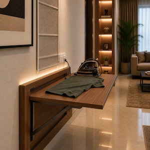 Foldable Wall Desk Space Saving Convertible Table Computer Study Ironing Dining Gaming Desk Small Space Furniture