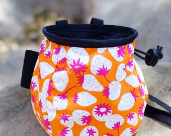 Strawberries Chalk Bag