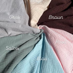 Musselin Spucktuch Mulltuch Personalisierung