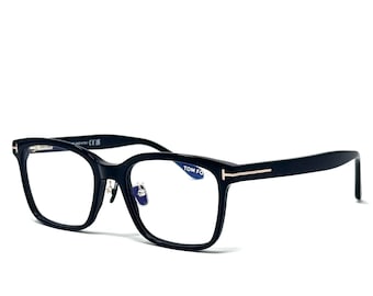 Tom Ford Square 55mm Eyeglasses / Blue Light Blocking Glasses / TF 5853 Optical Unisex Frames