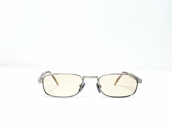 Prada Silver Rectangular Vintage Style Frame - Li… - image 3