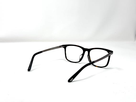 Tom Ford 55mm Rectangular Dark Tortoise Eyeglasse… - image 4