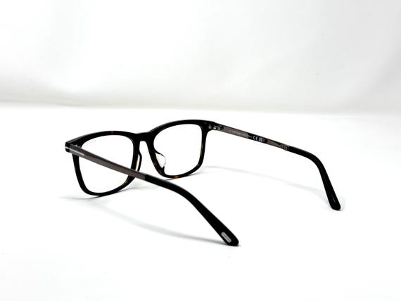 Tom Ford 55mm Rectangular Dark Tortoise Eyeglasse… - image 5