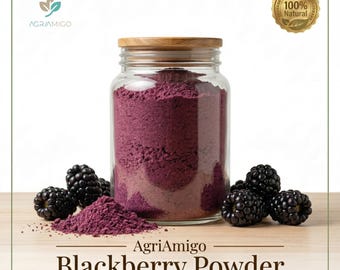 100% Natural Blackberry Powder | Fine Ground Smoothie & Baking Ingredient