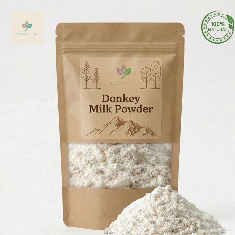Pure Donkey Pure Donkey Milk Powder – Dried Natural Dairy Powder | Rich & Creamy ...