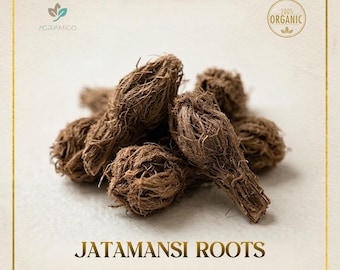 Raíces naturales de jatamansi - Nardo crudo para el crecimiento del cabello - Hierbas ayurvédicas - Incienso de nardostaquia seco
