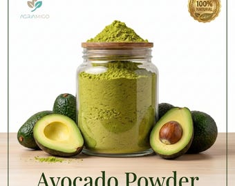 100% Natural Avocado Powder for Smoothies, Skincare, Baking (Dehydrated Superfood)
