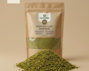 Banyan Leaf Powder | Ficus Benghalensis | Natural Botanical Ingredient