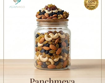 Mélange traditionnel de panchmeva | Mélange de fruits secs et de noix, collation santé