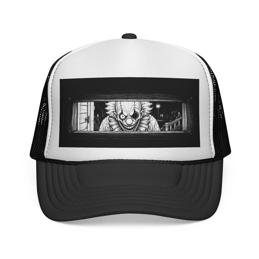 Hollow the Clown Trucker Cap | Horror Logo Mesh Hat - Etsy
