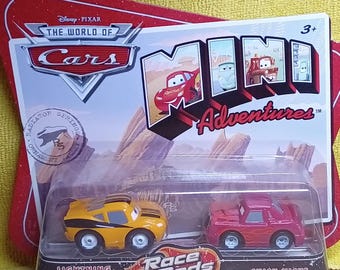 Disney Cars Mini Adventures Rennstraßen Lightning McQueen und Chick Hicks