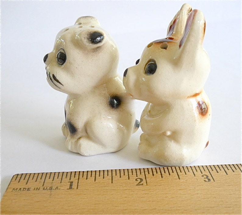 Vintage Puppies Salt and Pepper 1940s