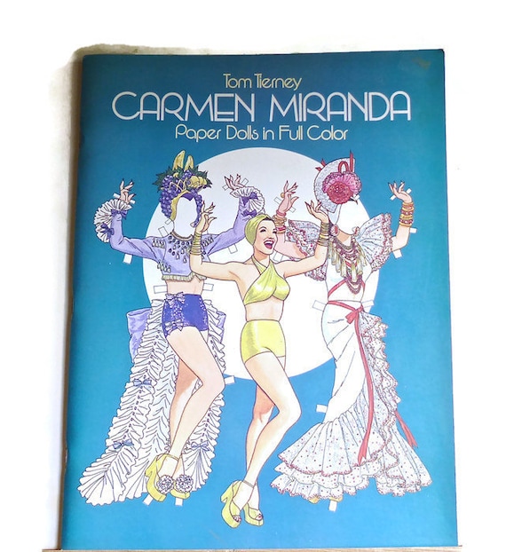 carmen miranda paper dolls