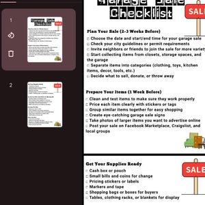 Garage Checklist Bundle | Reseller Flip Guide (PDF Download)