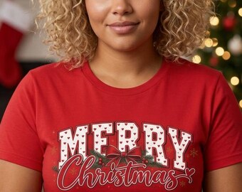 Christmas Family Matching Shirts, Christmas Tee for Mom Dad Baby Holiday Outfit Cute Family Christmas Crew T-Shirt