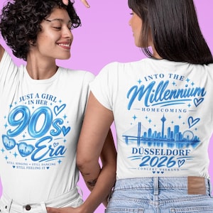 Camiseta de recuerdo del concierto de Düsseldorf 2026 – Camiseta de concierto de los 90, camiseta pop retro, recuerdo del evento en Alemania