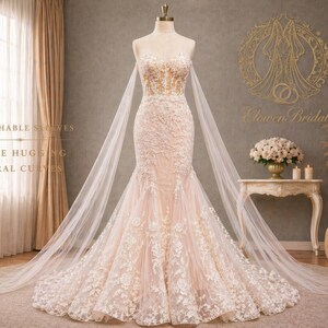 Fit and Flare Boho Wedding Dress - Etsy