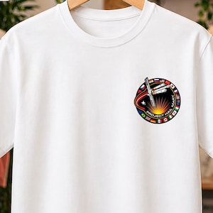 Project Hail Mary Fan Shirt, Sci-Fi Mission Patch Style Printed Tee, Andy Weir Book Lover Gift, Space Exploration Astronomy Fan Apparel