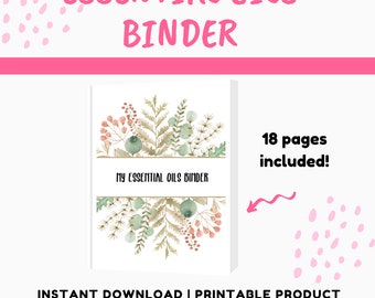 Printable Essential Oils Binder Essential Oils Printable | Etsy Australia