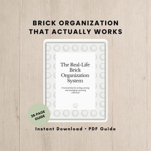 Building Brick Organization Guide | Practical Storage & Sorting System | Playroom Organization