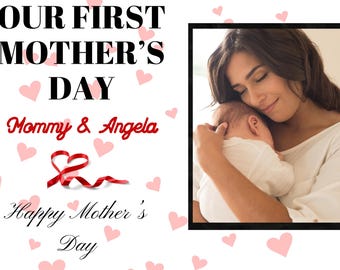 Picture board, new mom gift, First Mother's Day, Mother's Day gift, first time mother, new mother gift, gift for mom