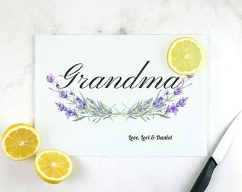 Personalized Grandma Cutting Board, Personalized Gift, Grandma birthday gift, Charcuterie Board, Mother’s Day gift, Anniversary Gift, custom