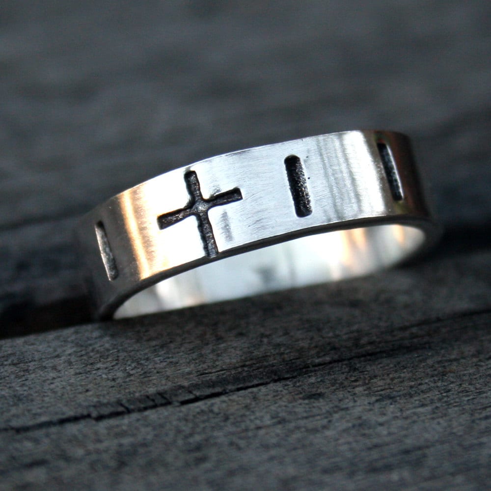 Mens Rosary Ring Etsy