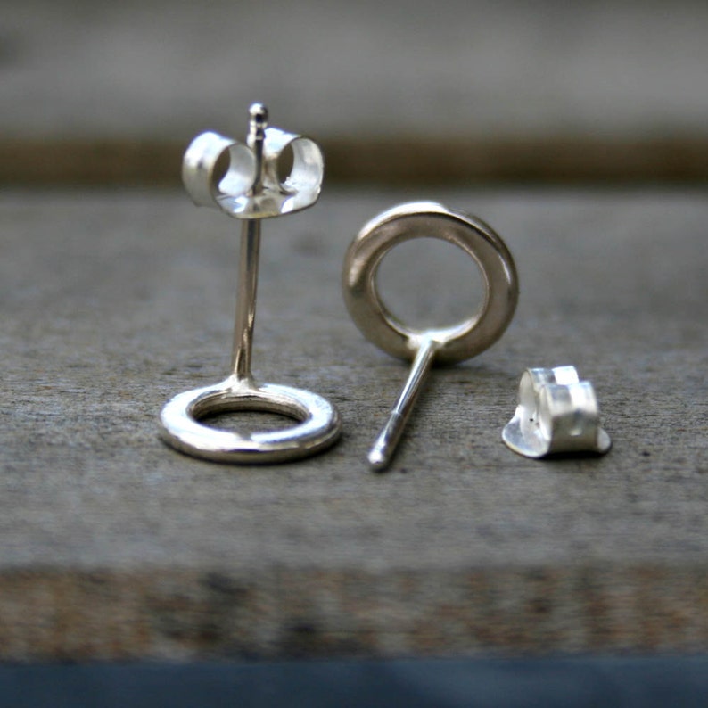 Sterling Silver Post Earrings Hoops Studs Etsy