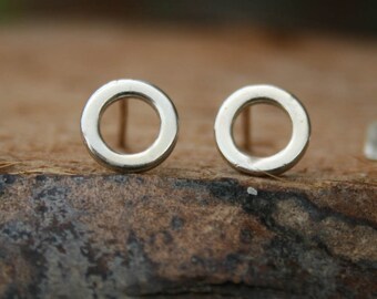 Sterling Silver Post Earrings - Hoops Studs