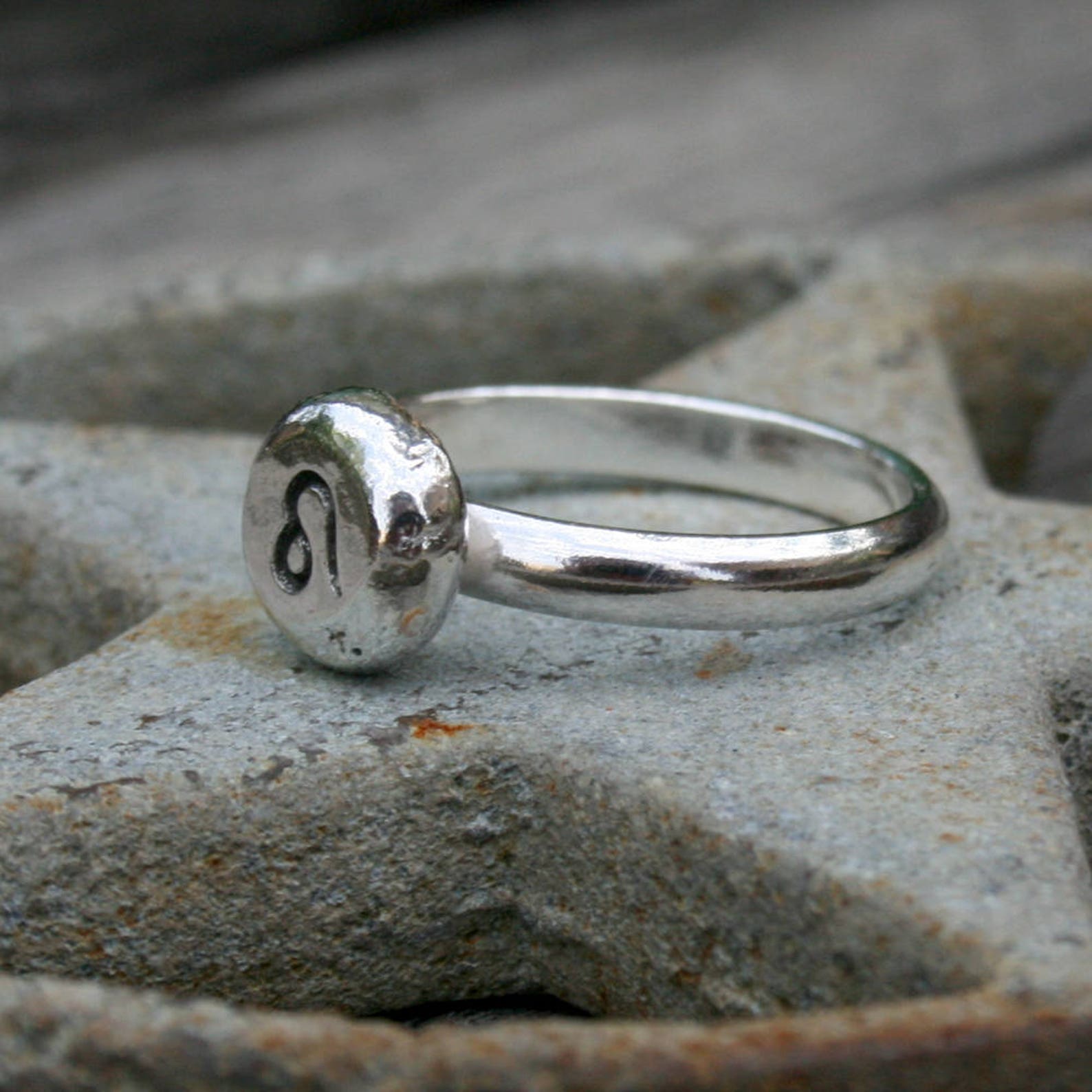 Custom Zodiac Ring Sterling Silver Astrology Ring Etsy