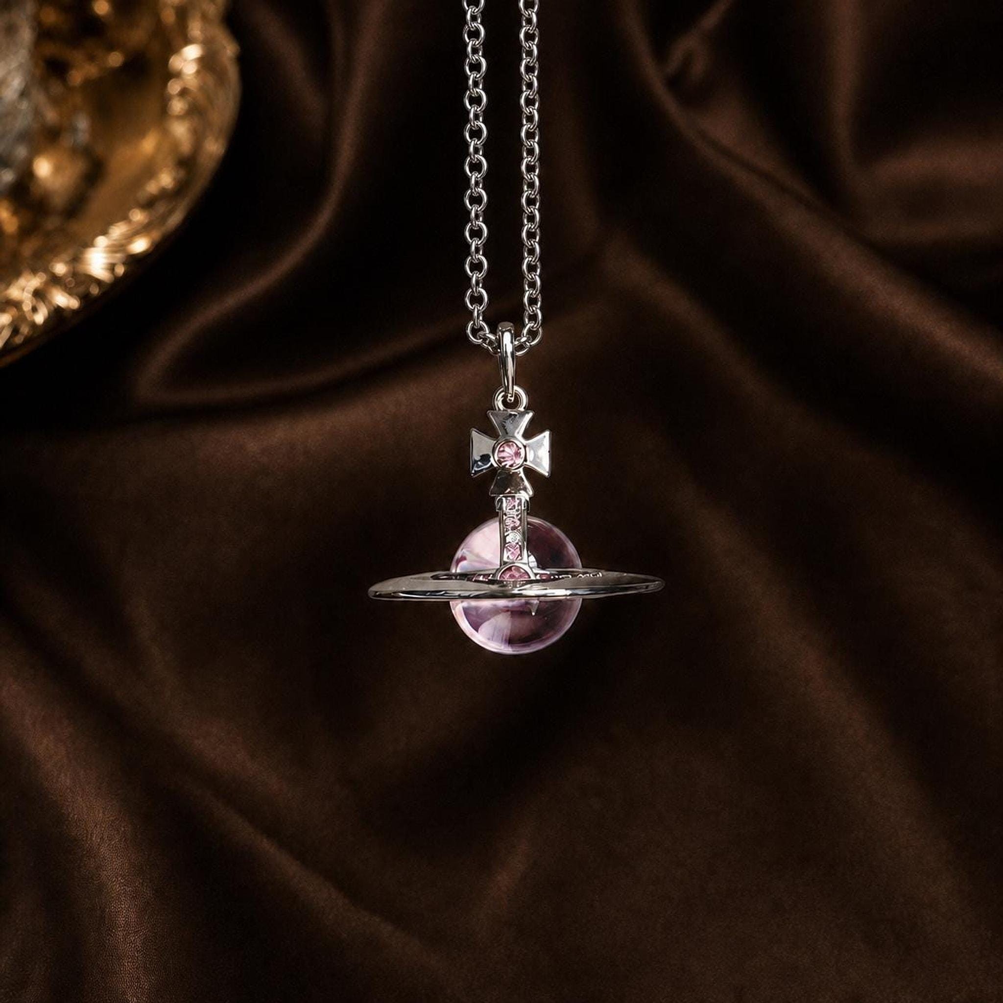 Vivienne Westwood Necklace Large Orb - Etsy Canada