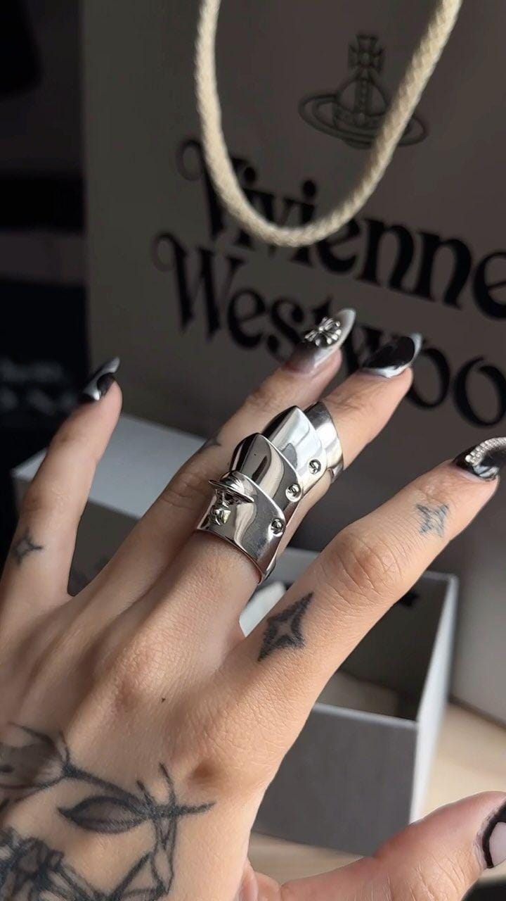 Vivienne Westwood Ring Armor - Etsy Canada
