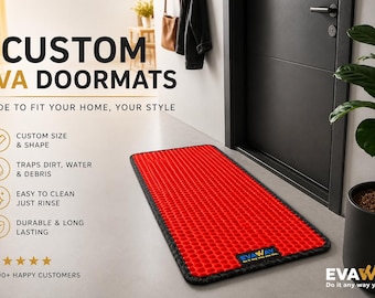Entryway Rug – EVA Door Mat Waterproof, Any Shape Floor Mat, Made to Measure